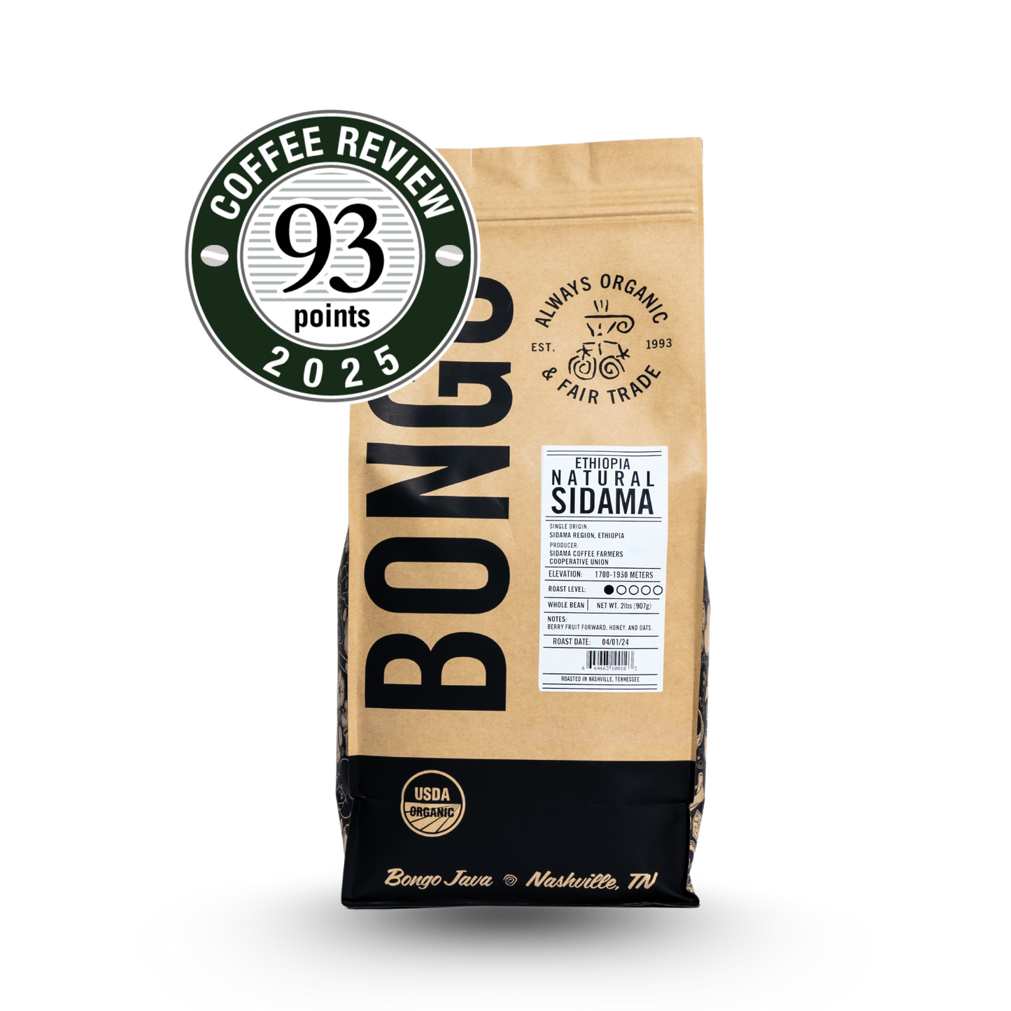 Natural Ethiopia Sidama 5 lb- Office Subscription