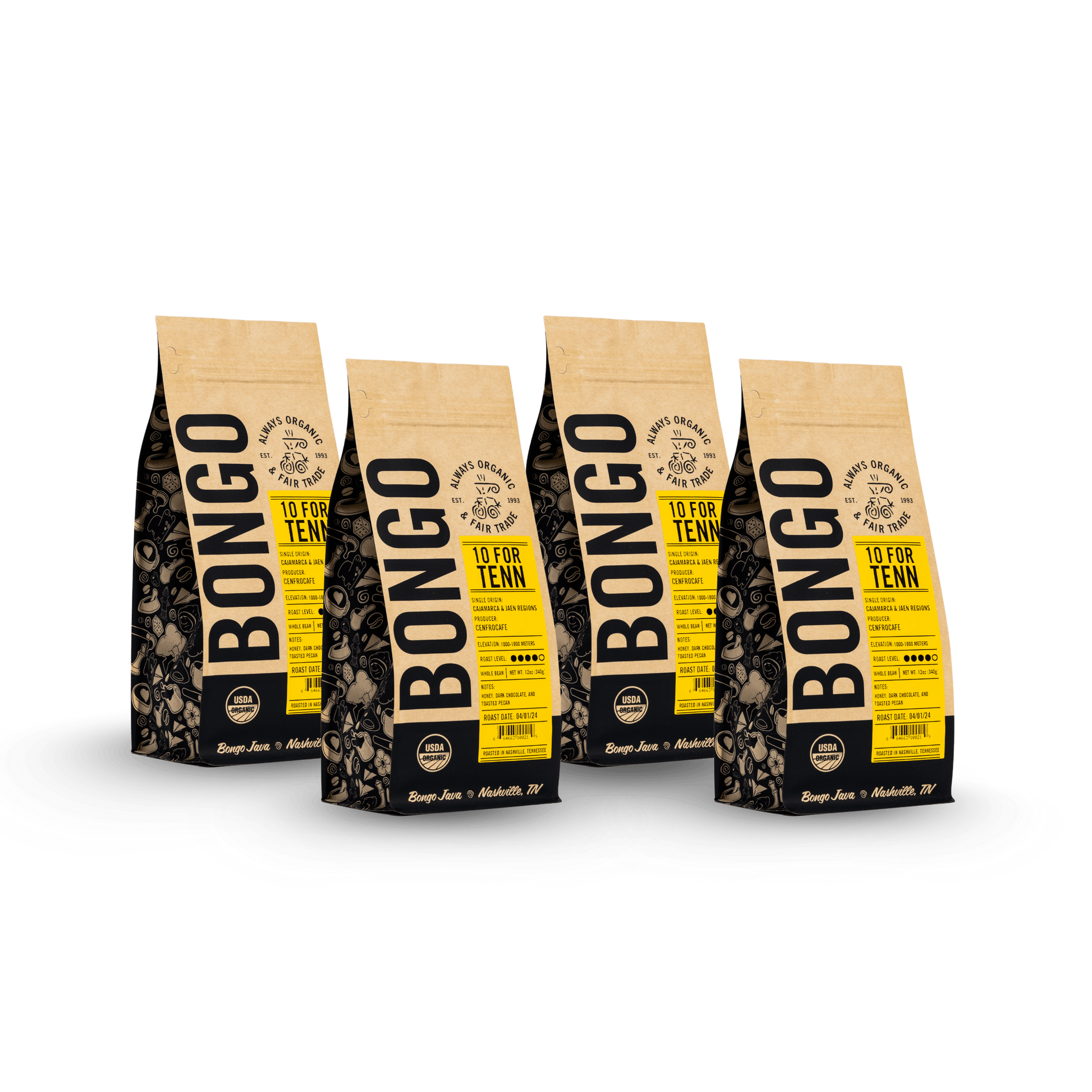 10 for Tenn 12oz - Office Subscription - Bongo Roasting Co.