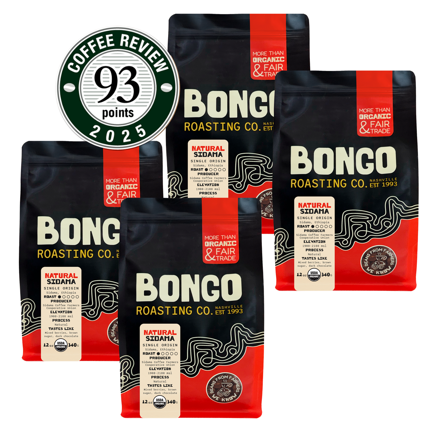 Natural Ethiopia Sidama 12oz- Office Subscription