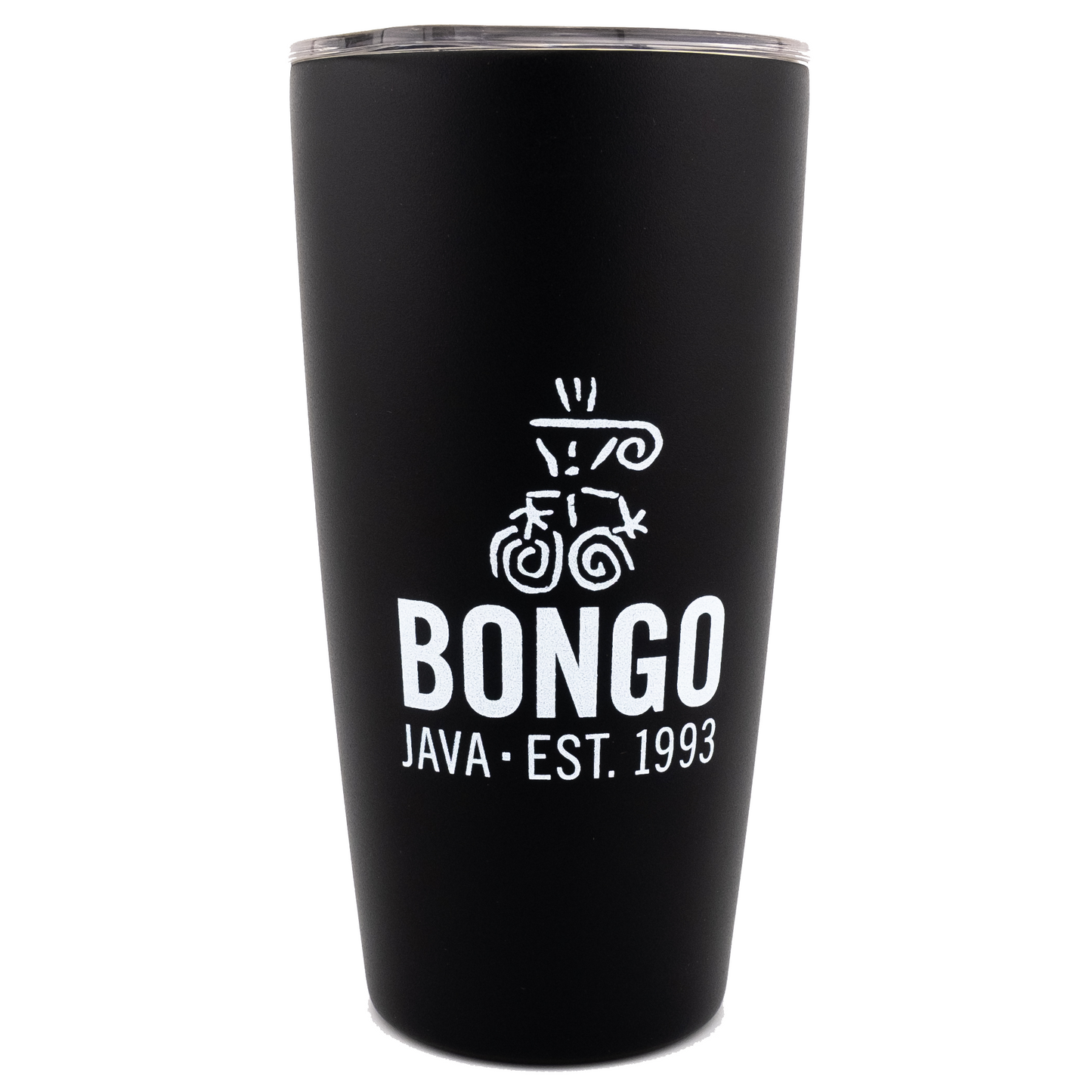 Bongo Java 16 oz Tumbler with Slide Lid (Black)