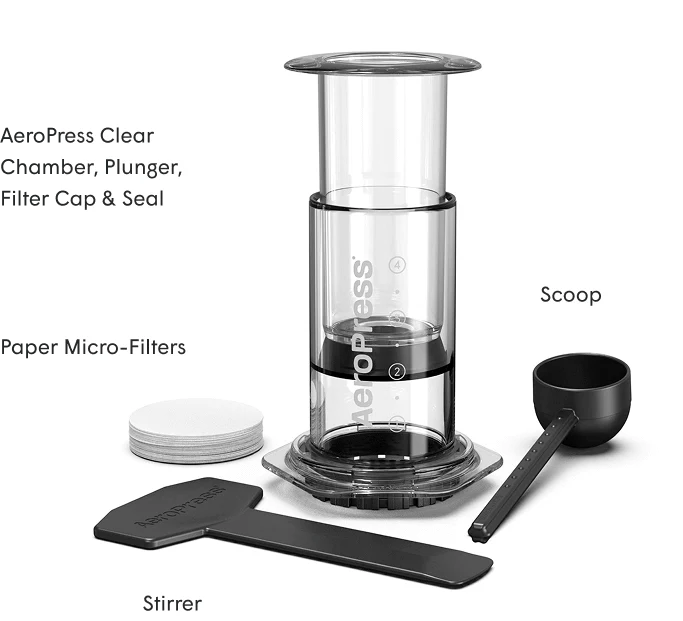 AeroPress Coffee Maker - Clear - Bongo Roasting Co.