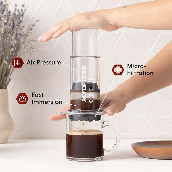 AeroPress Coffee Maker - Clear - BongoJava.com