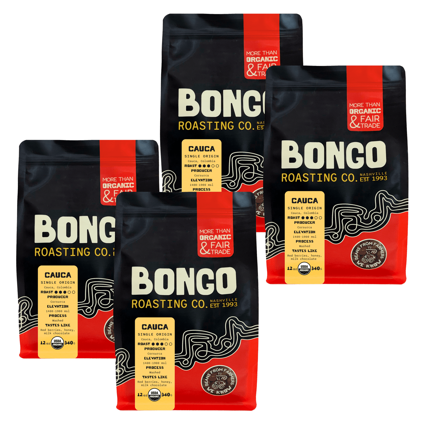 Colombia Cauca 12oz- Office Subscription - Bongo Roasting Co.