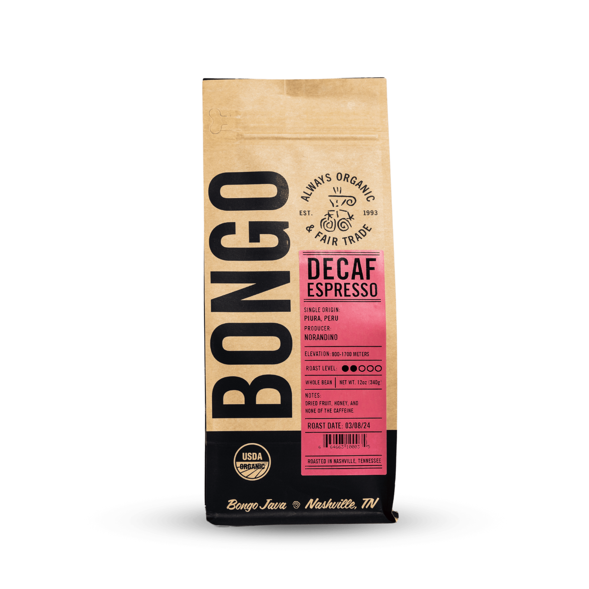 Decaf Espresso - Bongo Roasting Co.